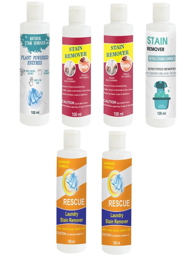 TOOVUS Stain Remover Combo Pack of Shirt, Red (Pack of 2), Doll, Orange and Orange Stain Remover | Multi-Surface Cleaning Solution for Clothes, Fabrics, Upholstery (100 g Each) - Image 1